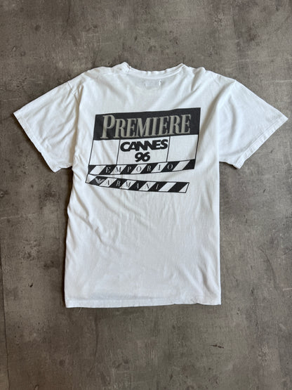 1996 Emporio Armani Single Stitch Cannes 96' Premiere Promo Tee