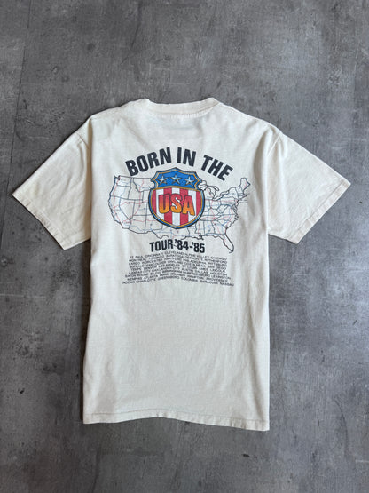 1984 Bruce Springsteen Born In The USA Tour Promo Single Stitch Graphic Tee
