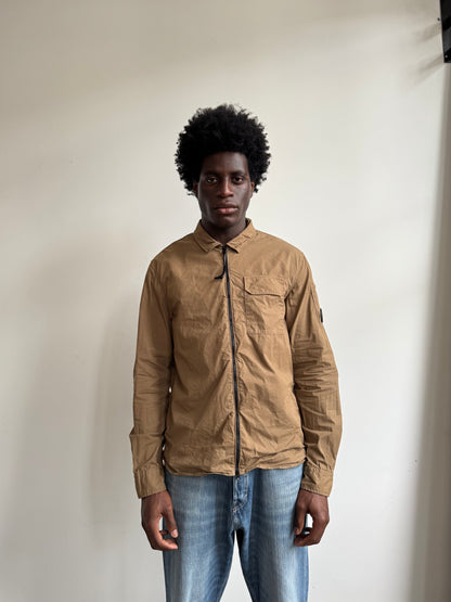 S/S 2022 C.P. Company Brown Chrome-R Lightweight Overshirt