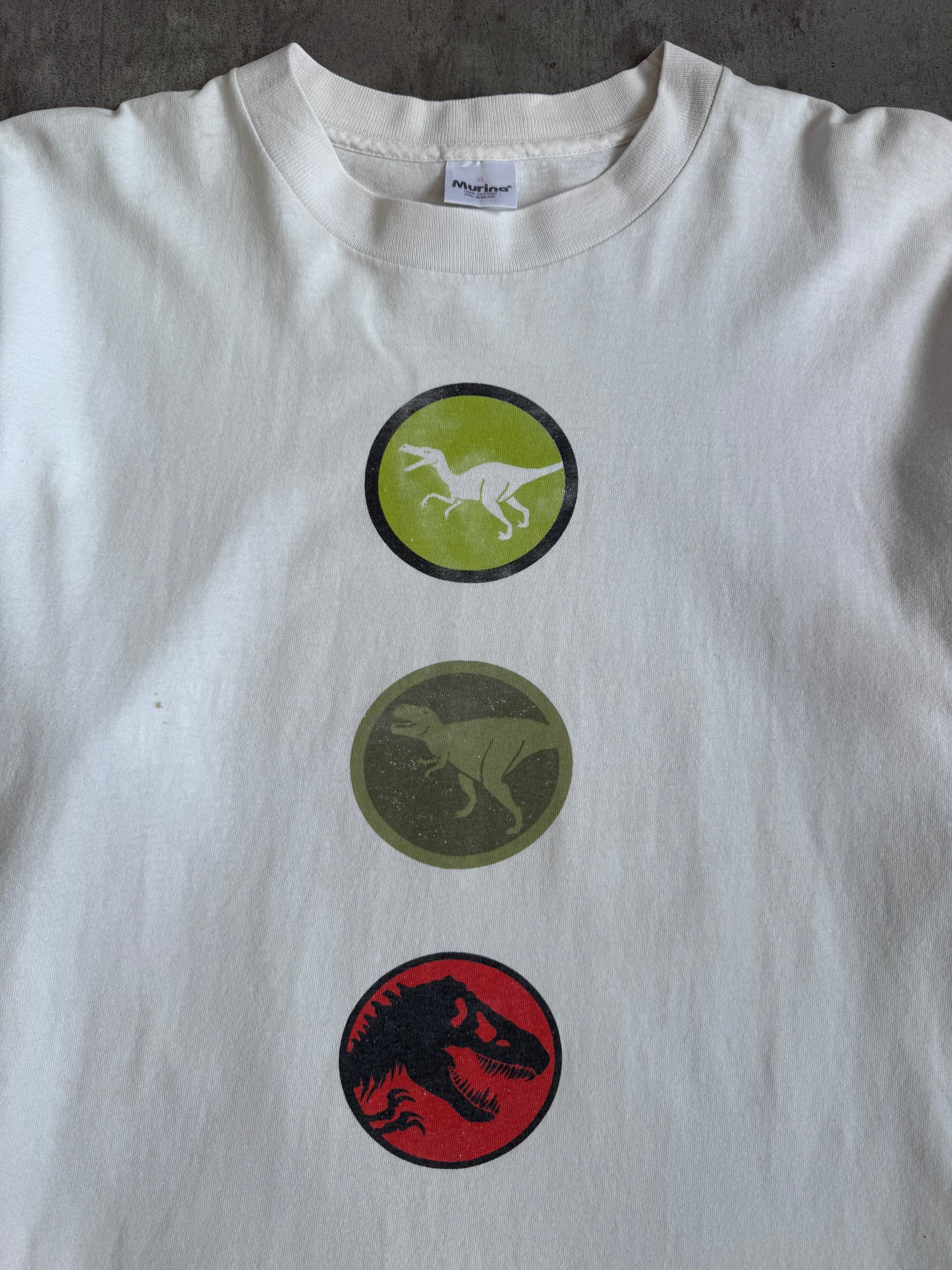 1996 Jurassic Park Movie Promo Single Stitch Graphic Tee
