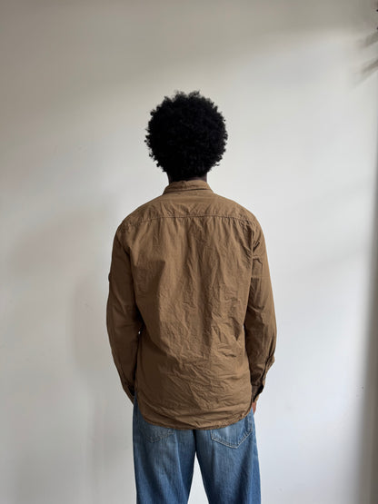 S/S 2022 C.P. Company Brown Chrome-R Lightweight Overshirt