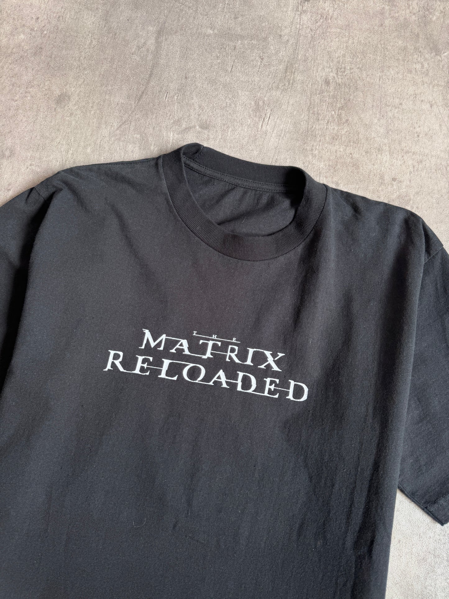 2003 The Matrix Reloaded Movie Promo Graphic Tee