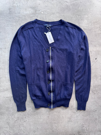 2009 Comme Des Garcons Structured Wool Zip Cardigan