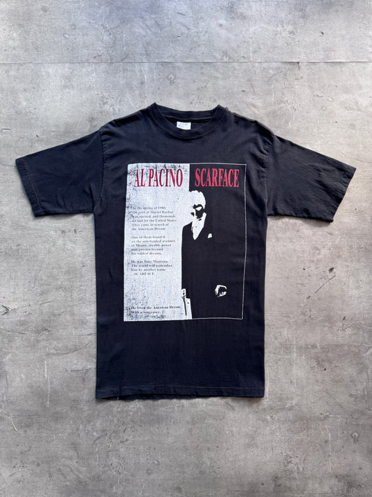 2000s Scarface Al Pacino Dark Graphic Tee