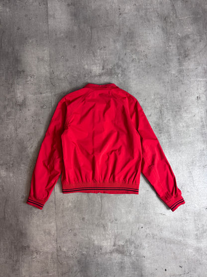 Prada Luna Rossa Red Nylon Bomber Jacket