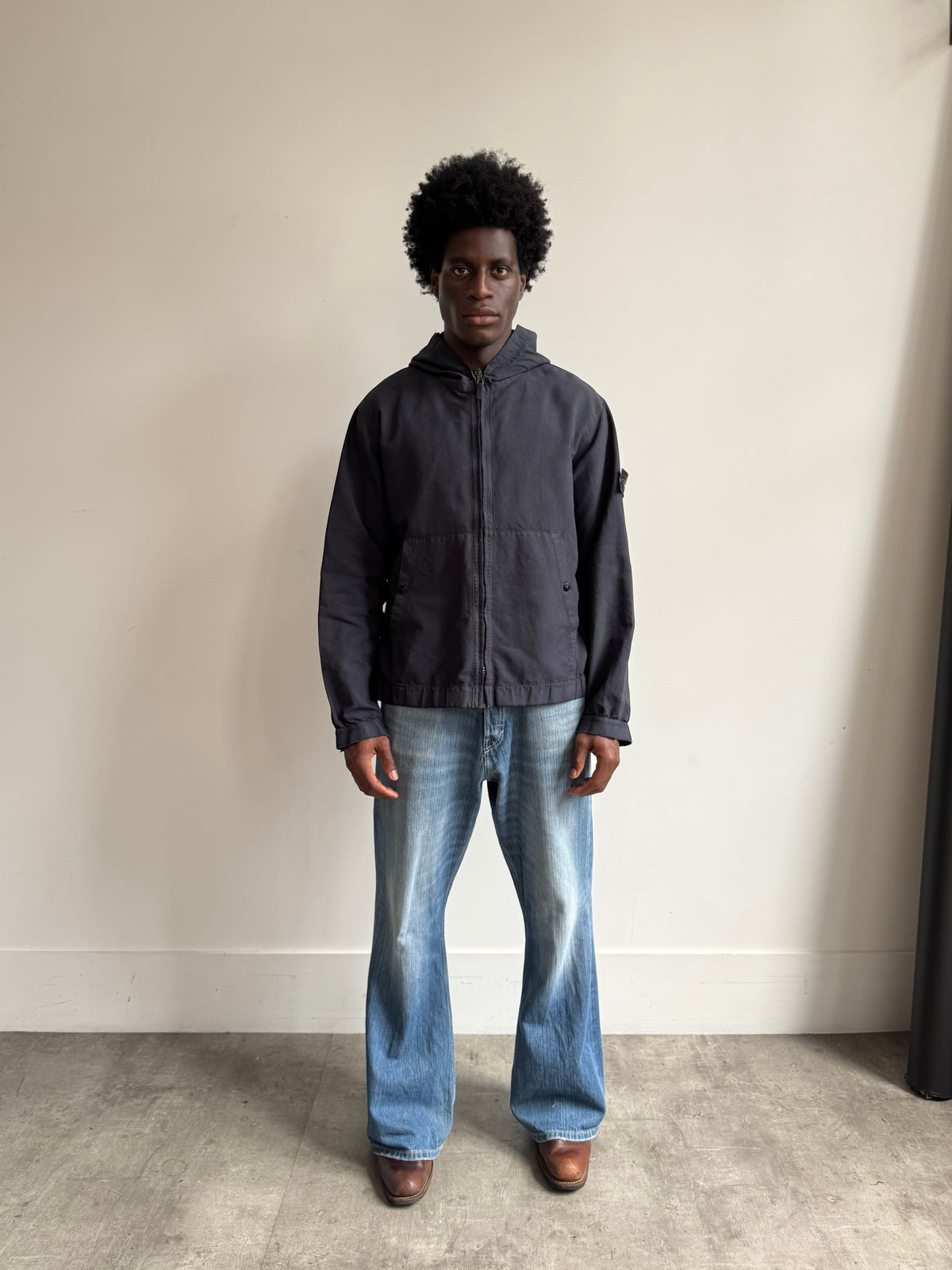 S/S 1996 Stone Island Navy Lightweight Jacket