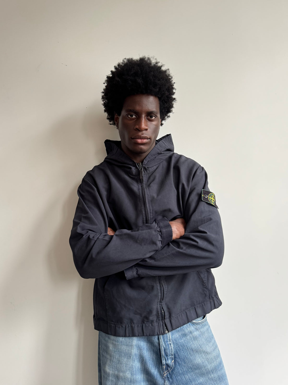S/S 1996 Stone Island Navy Lightweight Jacket