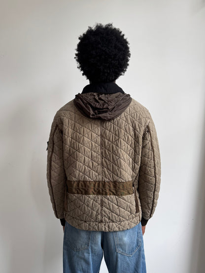 A/W 2010 Stone Island Khaki Diamond Quilted Jacket