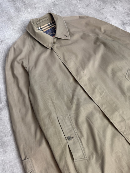 Burberry Single Breasted Khaki Trench Coat