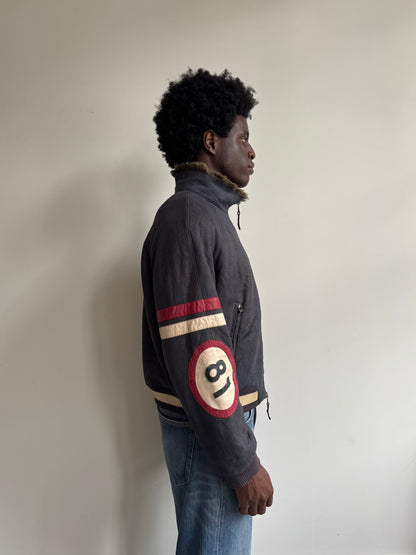 A/W 2004 Armani Jeans Suede Flight Jacket (sold as seen)
