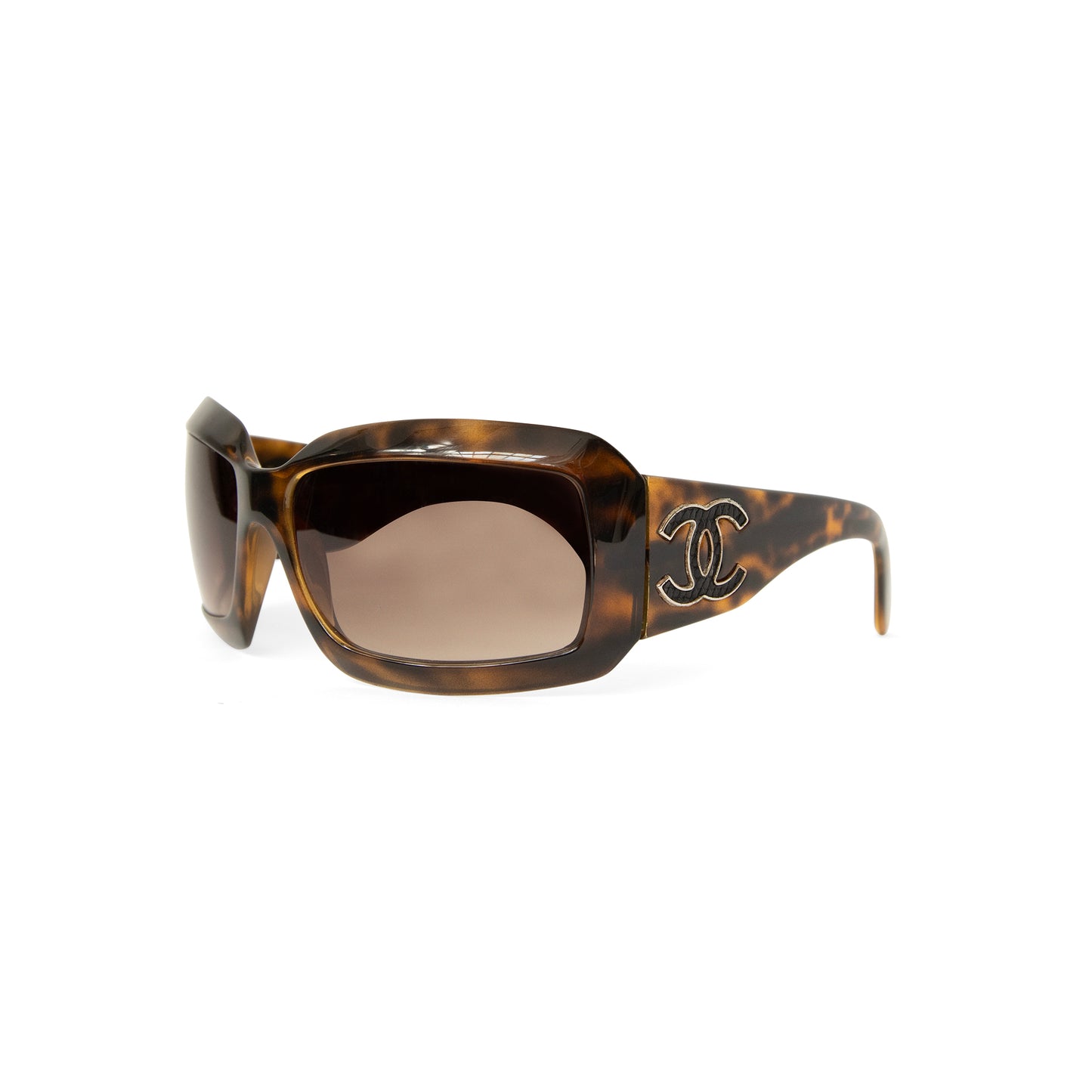 Chanel Brown Oversized Sunglasses (6022-Q)