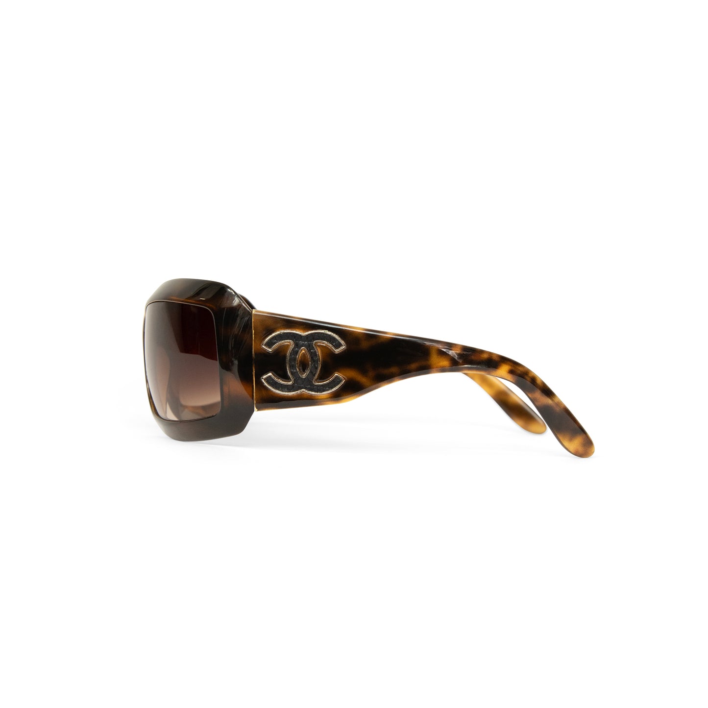 Chanel Brown Oversized Sunglasses (6022-Q)
