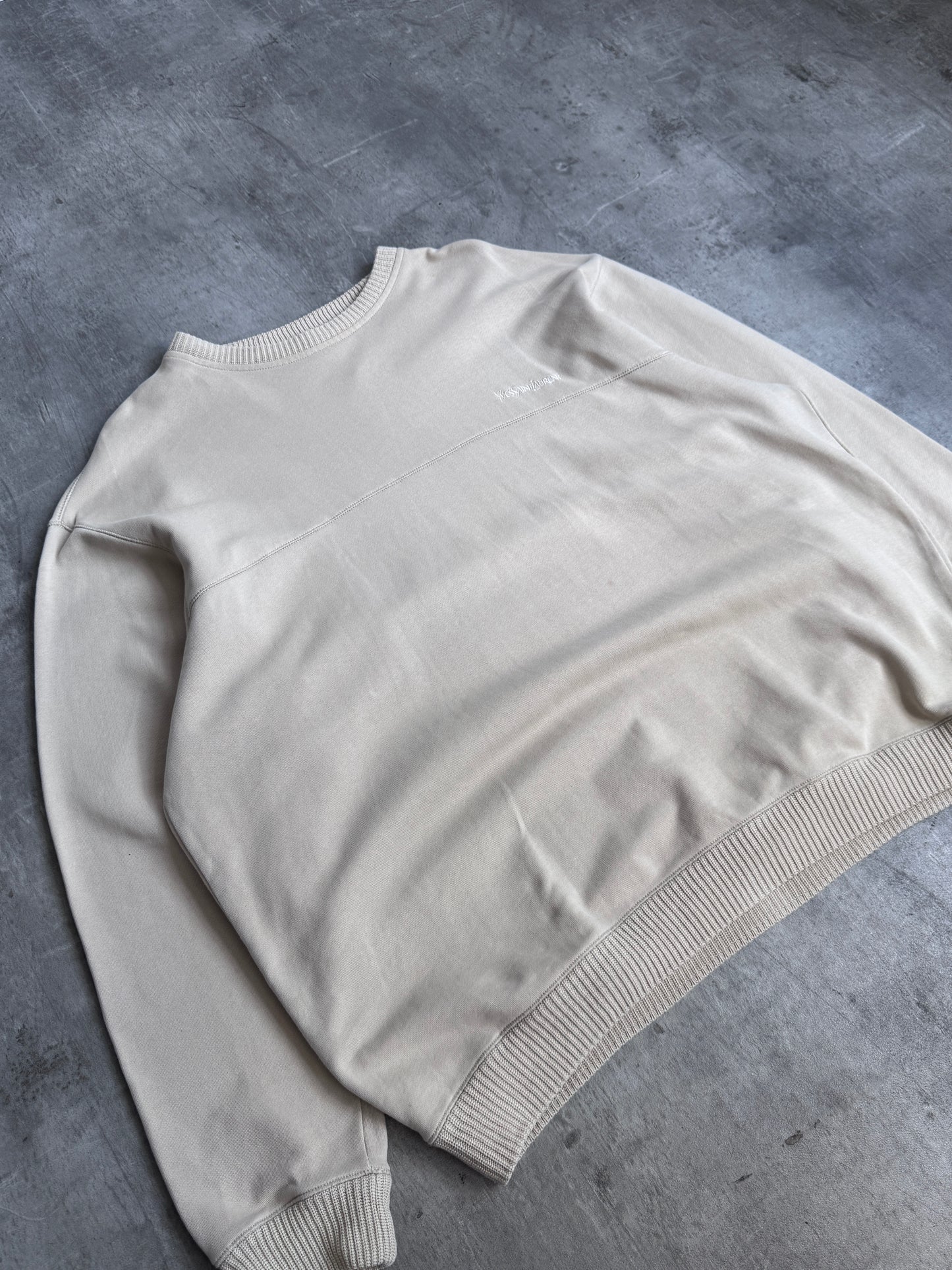 Yves Saint Laurent Cream Sweater