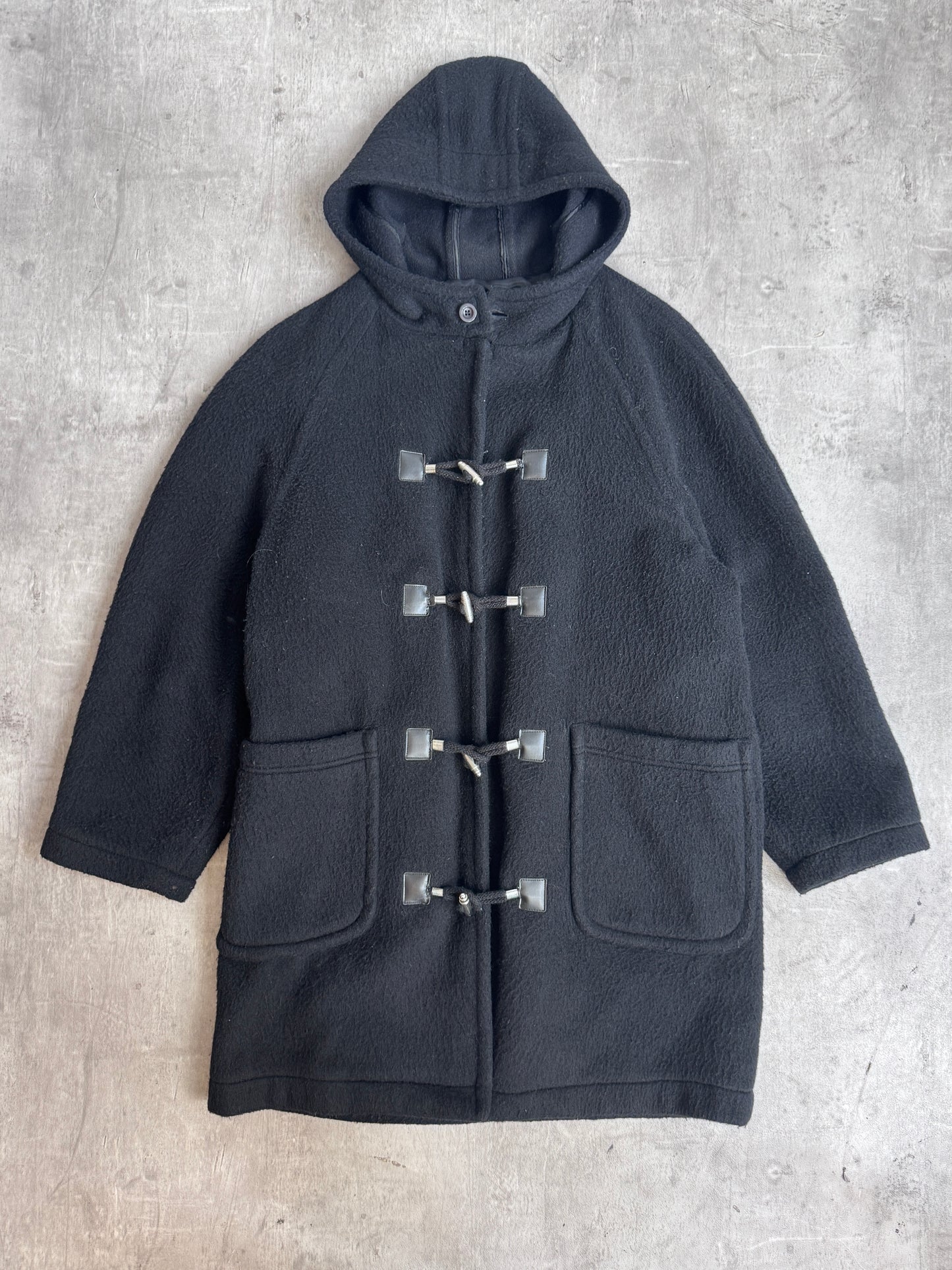 Versace 100% Lana Wool Hooded Parka Jacket