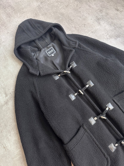 Versace 100% Lana Wool Hooded Parka Jacket