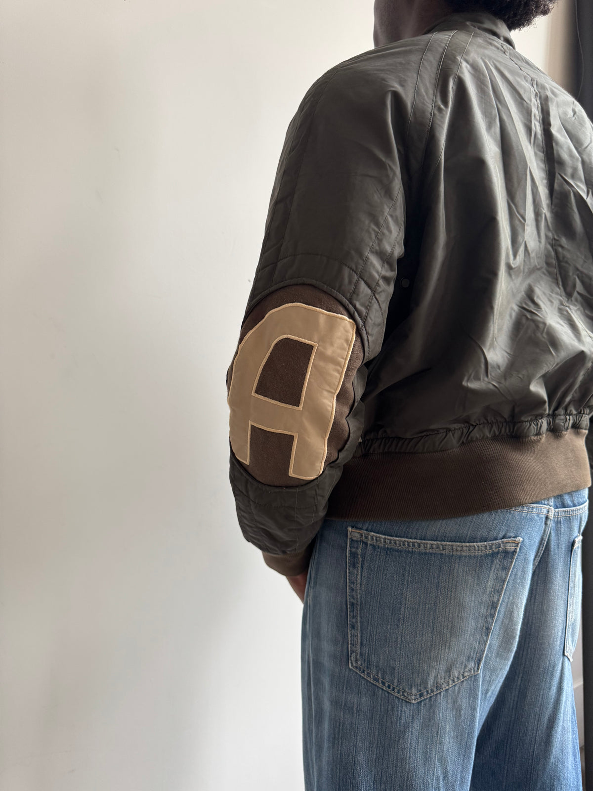 00's Armani Jeans Matte Olive Technical Bomber