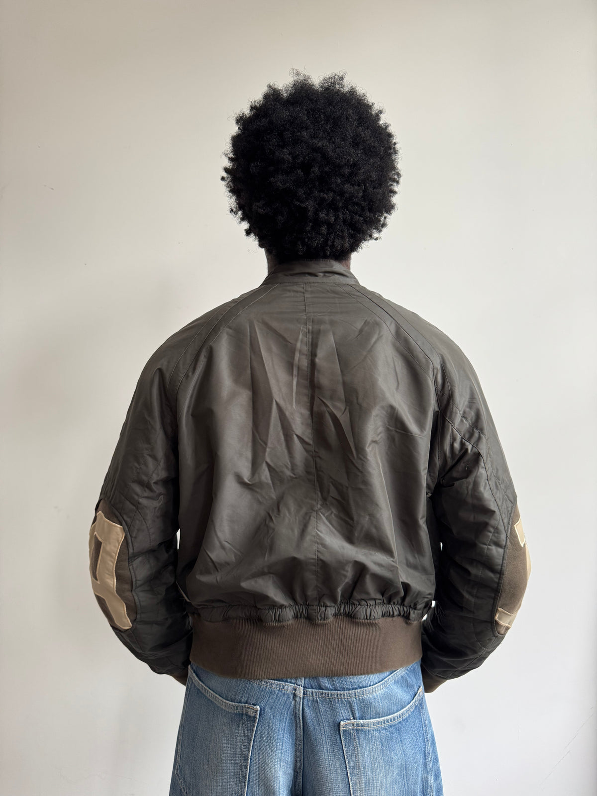 00's Armani Jeans Matte Olive Technical Bomber