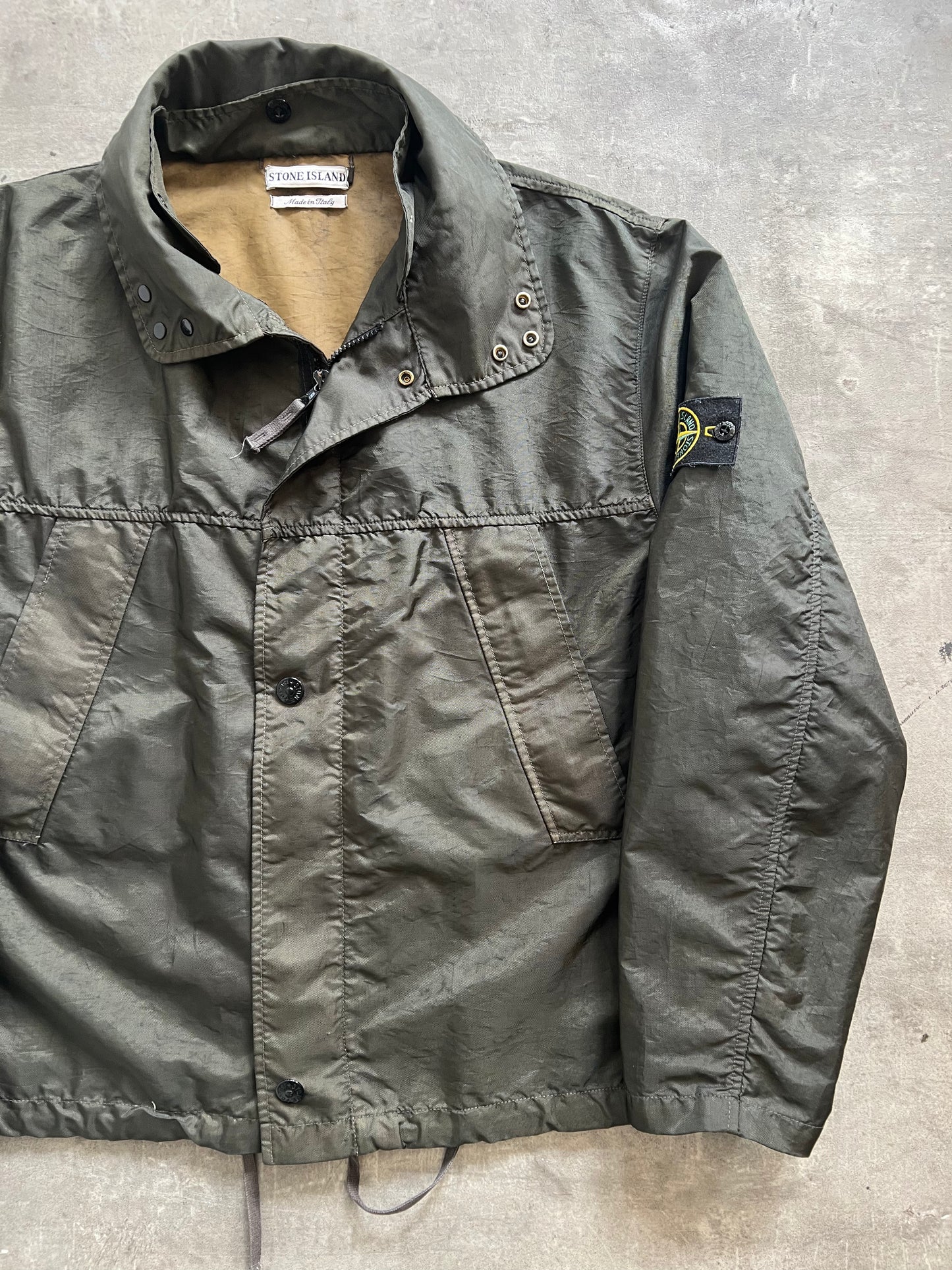 S/S 1995 Stone Island Formula Steel Khaki Tech Blouson