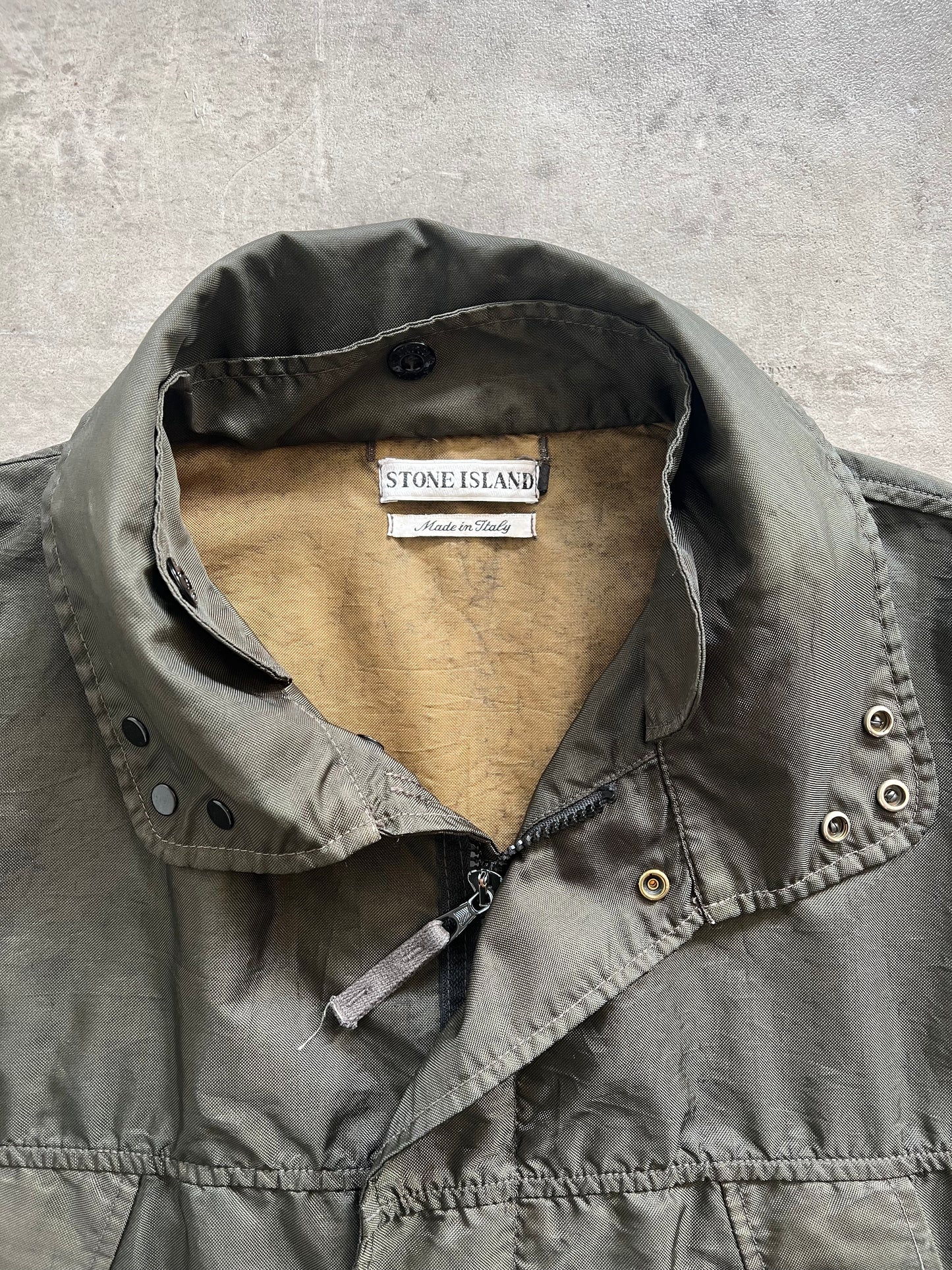 S/S 1995 Stone Island Formula Steel Khaki Tech Blouson