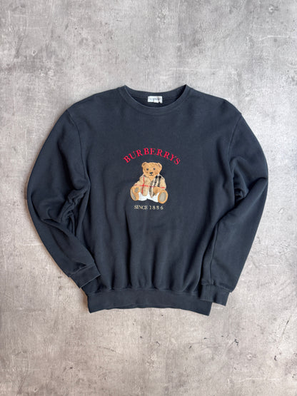 Burberry Bear Embroidered Spellout Sweater