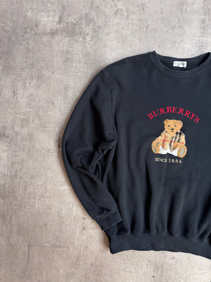 Burberry Bear Embroidered Spellout Sweater