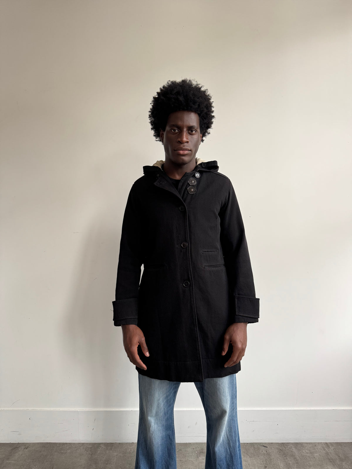 A/W 2004 Stone Island Polyurethane-Coated Hooded Parka