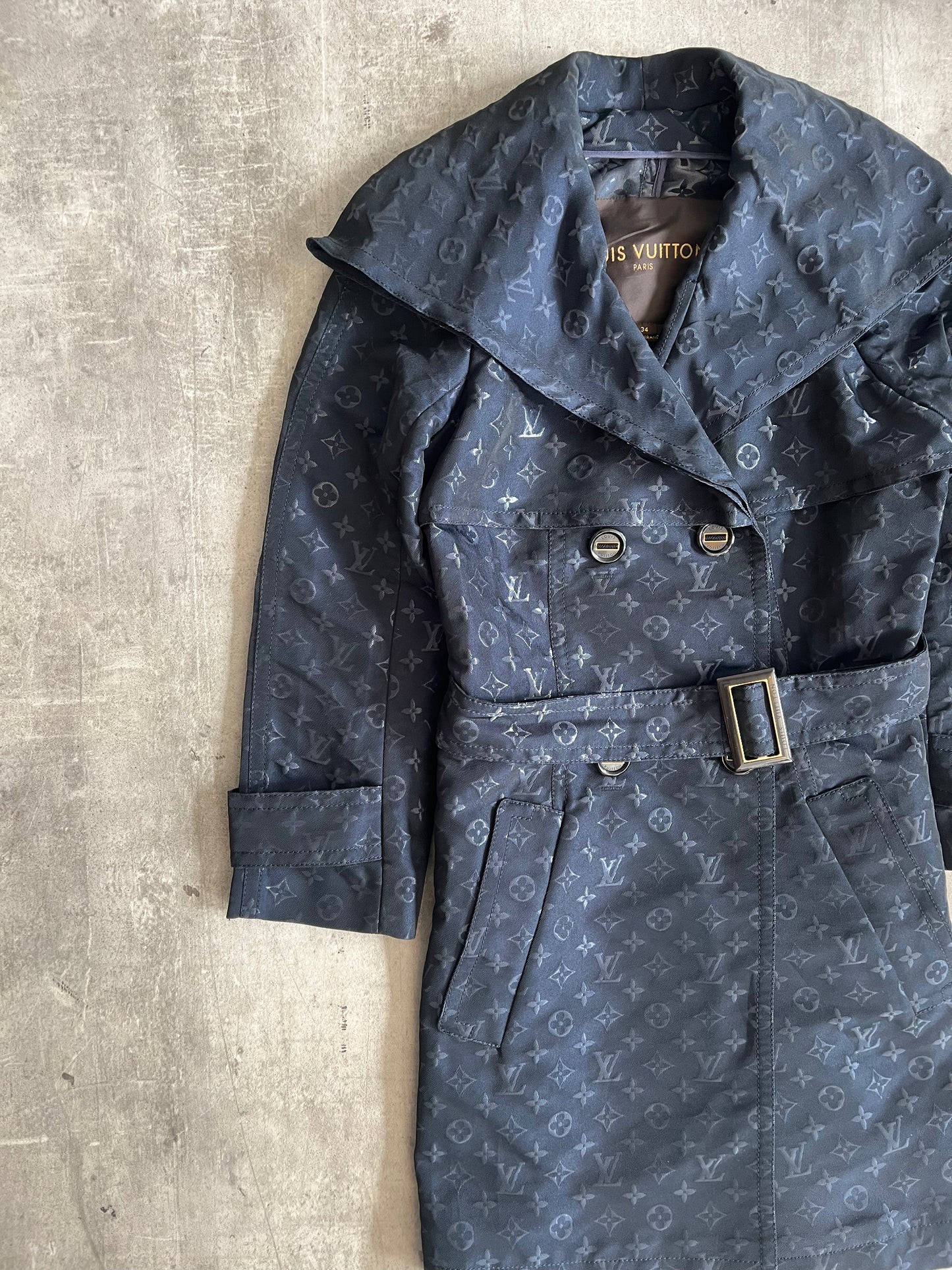 2000's Louis Vuitton Monogram Trench Coat