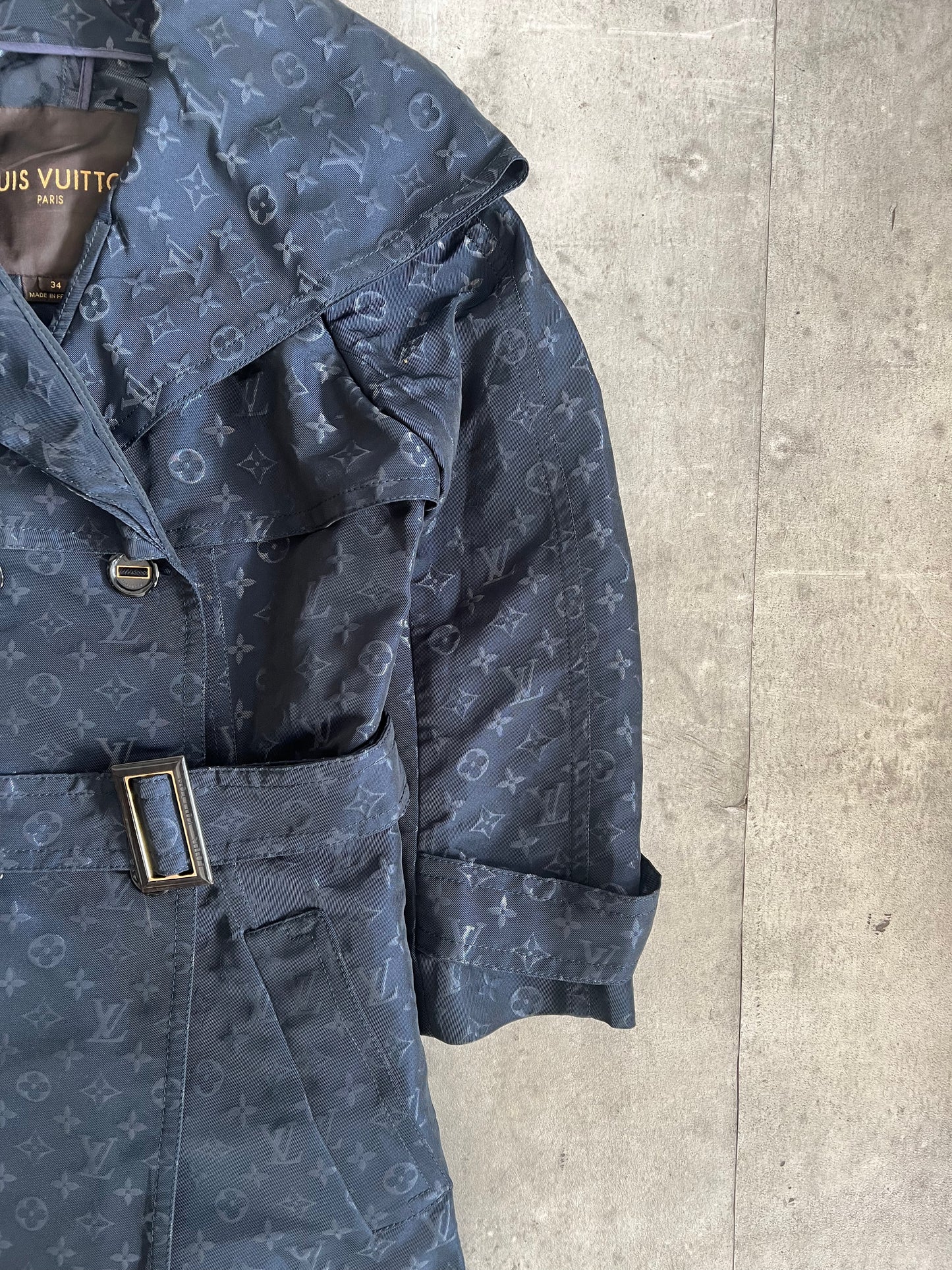 2000's Louis Vuitton Monogram Trench Coat