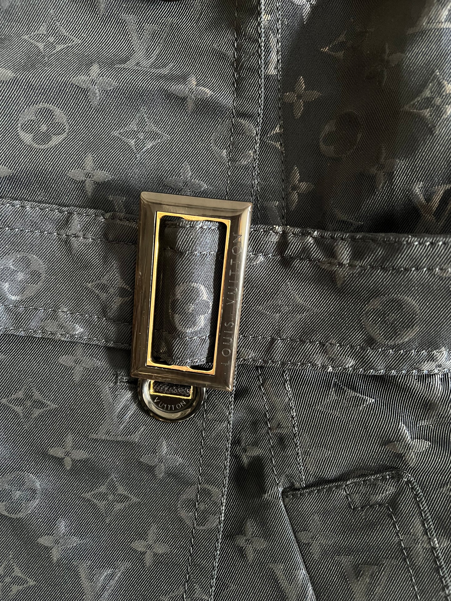 2000's Louis Vuitton Monogram Trench Coat