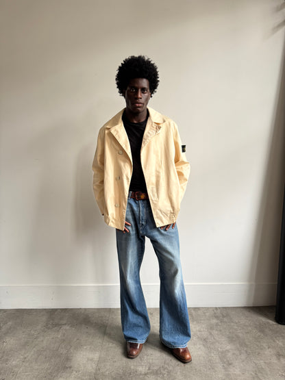 S/S 1999 Stone Island Paul Harvey Ventile Double Breasted Jacket