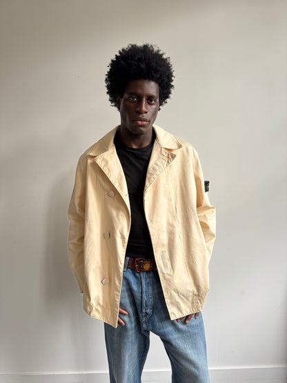 S/S 1999 Stone Island Paul Harvey Ventile Double Breasted Jacket