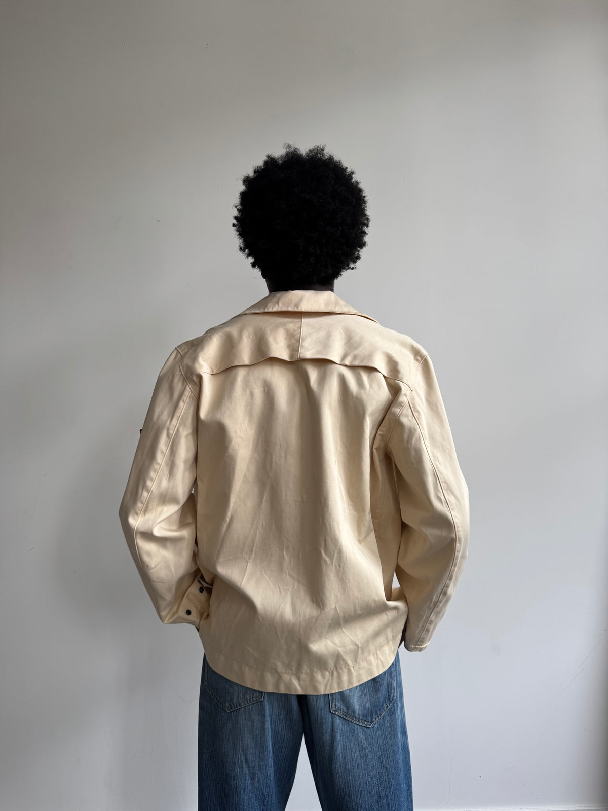 S/S 1999 Stone Island Paul Harvey Ventile Double Breasted Jacket
