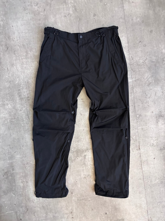 Maharishi Black Button Detail Utility Trousers