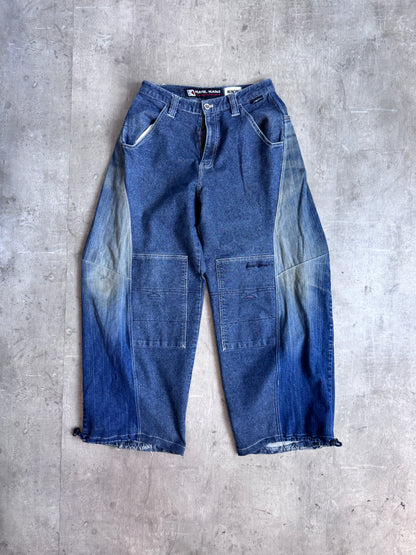 VT Rework: Karl Kani Distressed Barrel Jeans