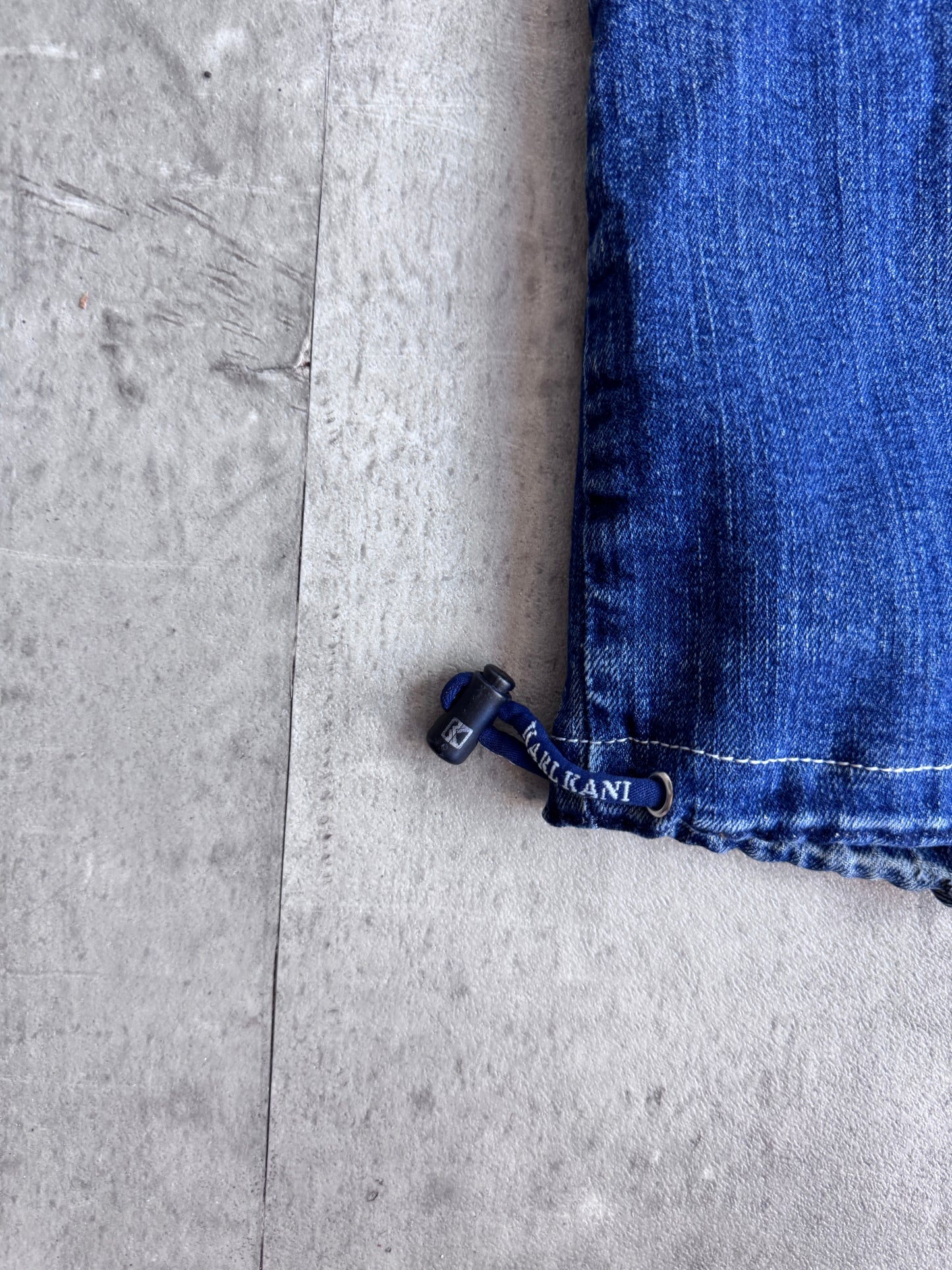 VT Rework: Karl Kani Distressed Barrel Jeans