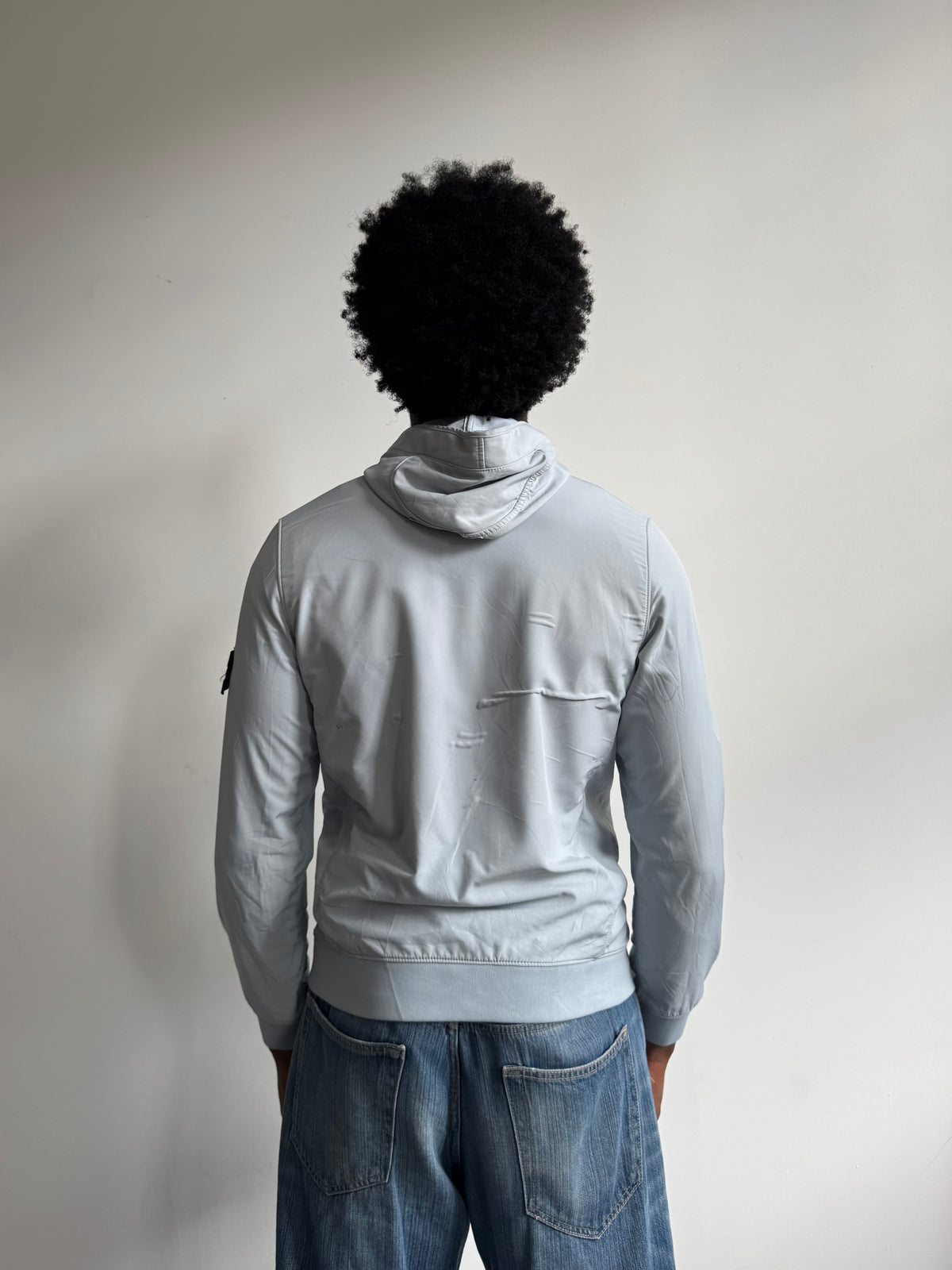 A/W 2020 Stone Island Ice Blue Soft Shell-R Jacket