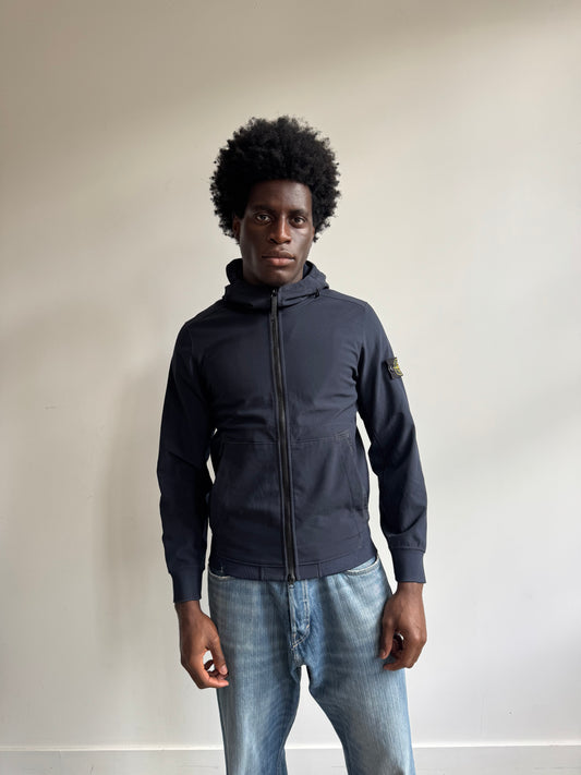 A/W 2022 Stone Island Navy Soft Shell Jacket (sold as seen)