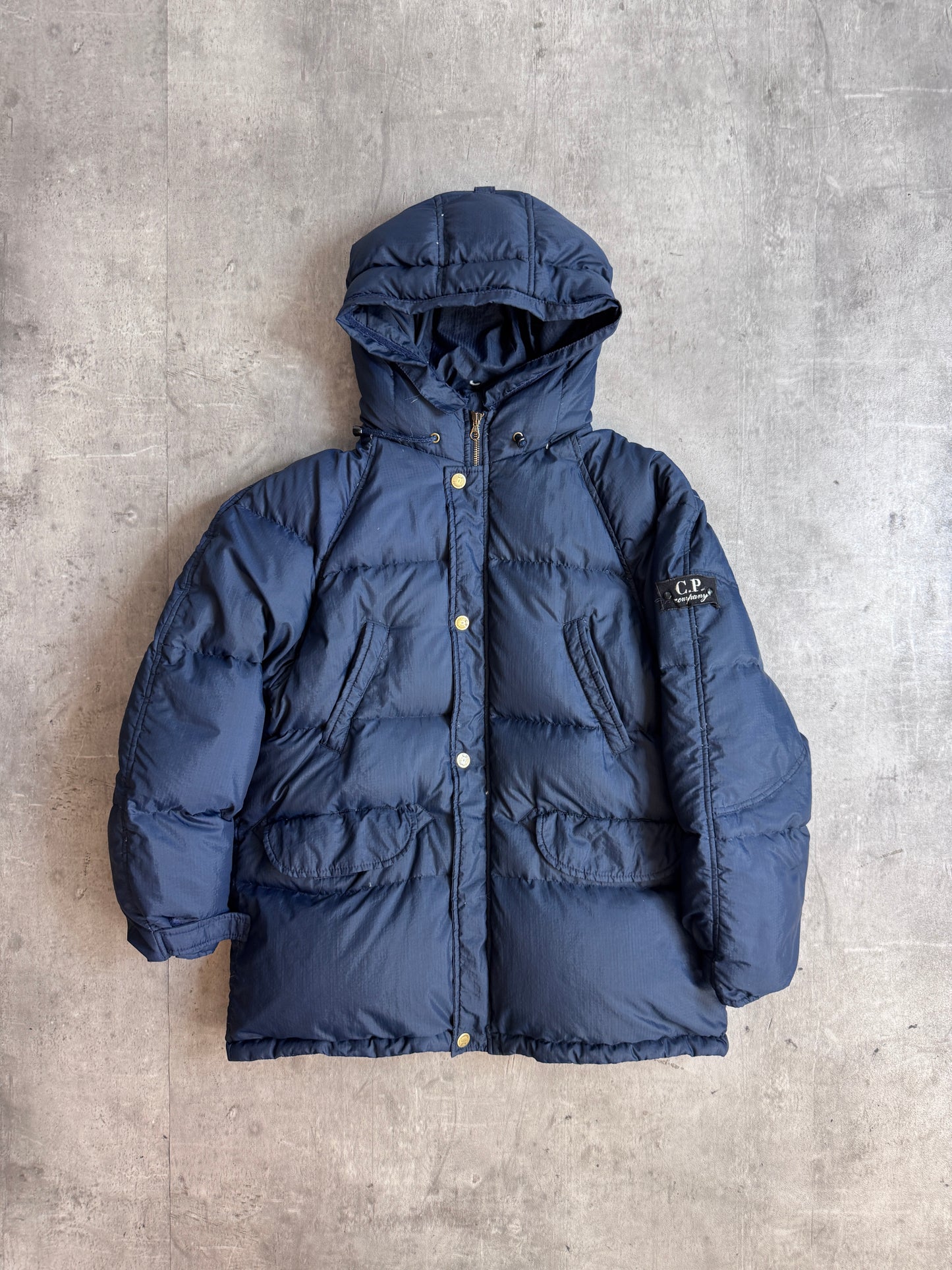 A/W 1991 C.P. Company Navy Nylon Puffer Jacket