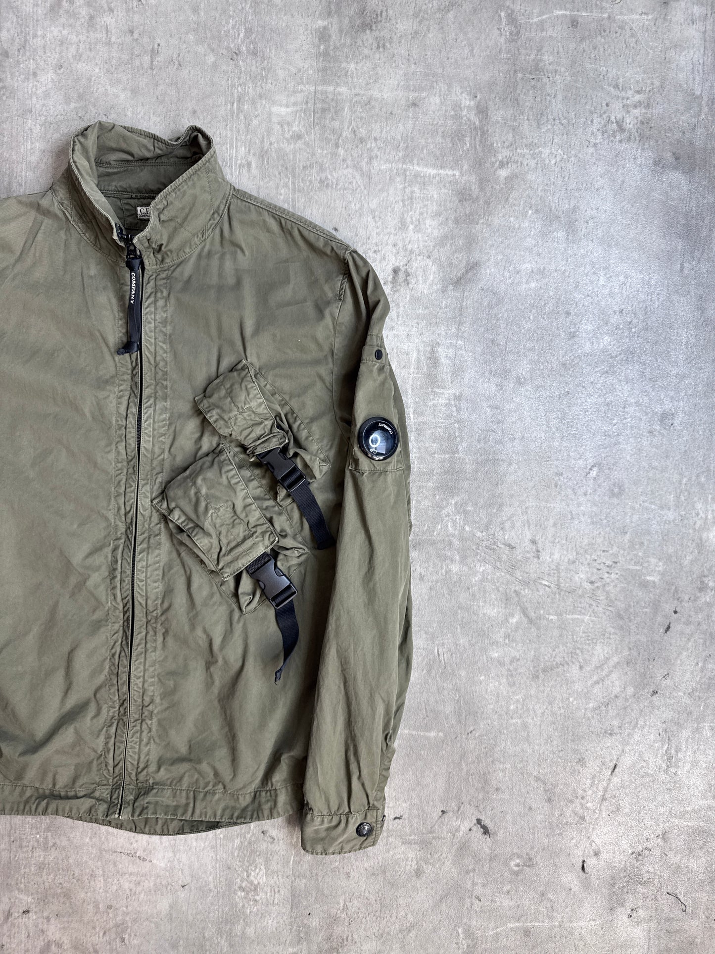 S/S 2021 C.P. Company Khaki Side Pocket Overshirt