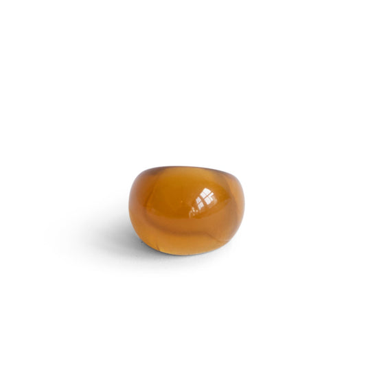 Circular Brown Resin Ring