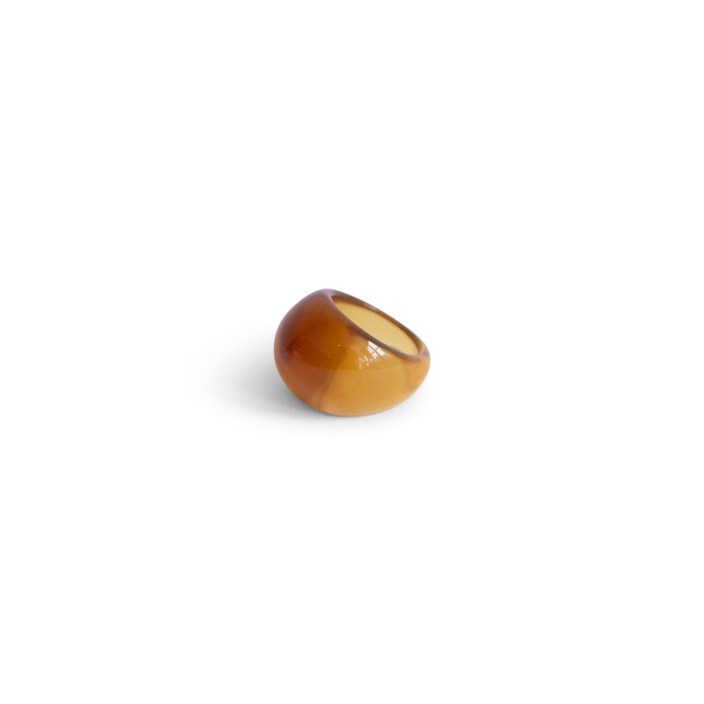 Circular Brown Resin Ring