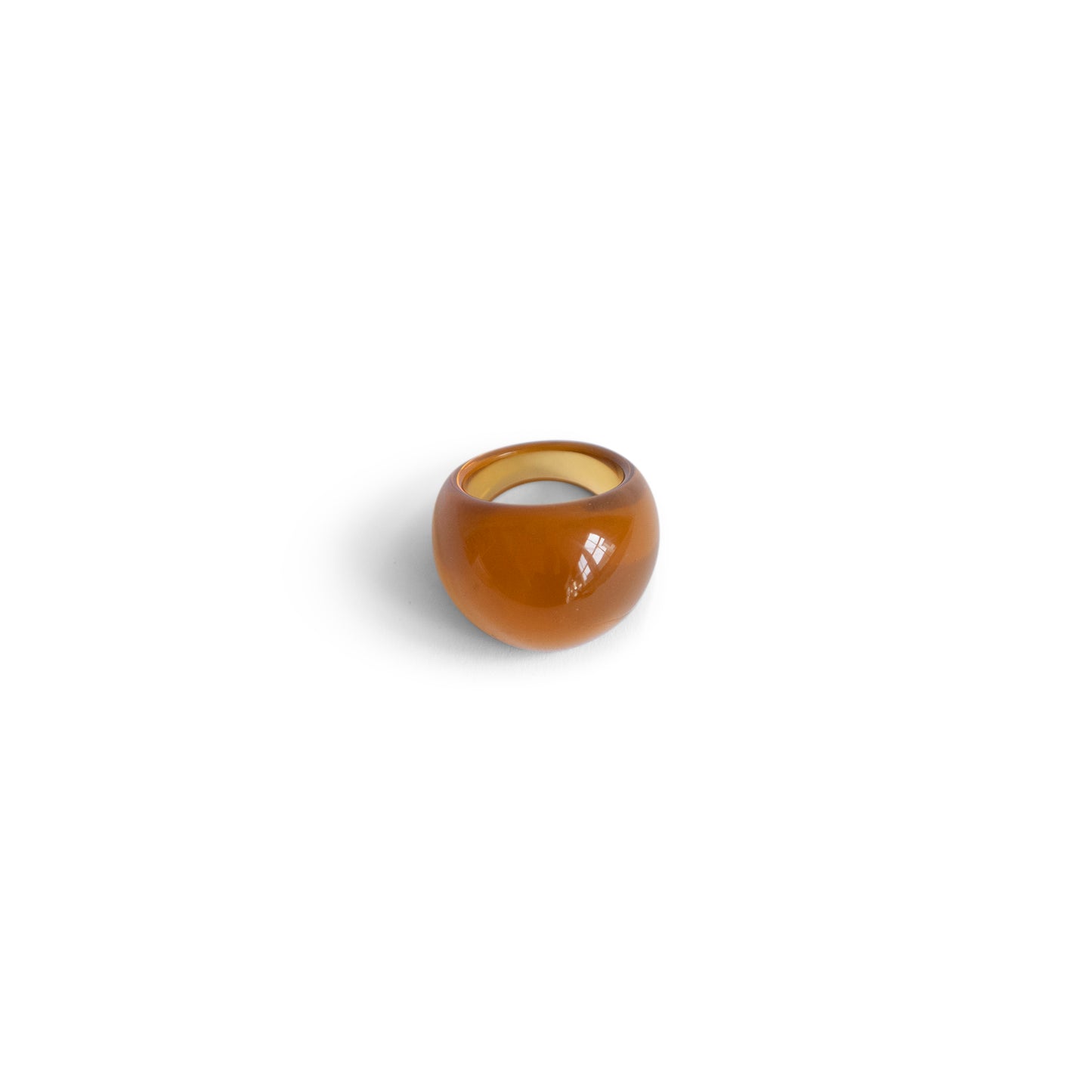 Circular Brown Resin Ring