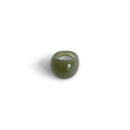 Circular Green Resin Ring