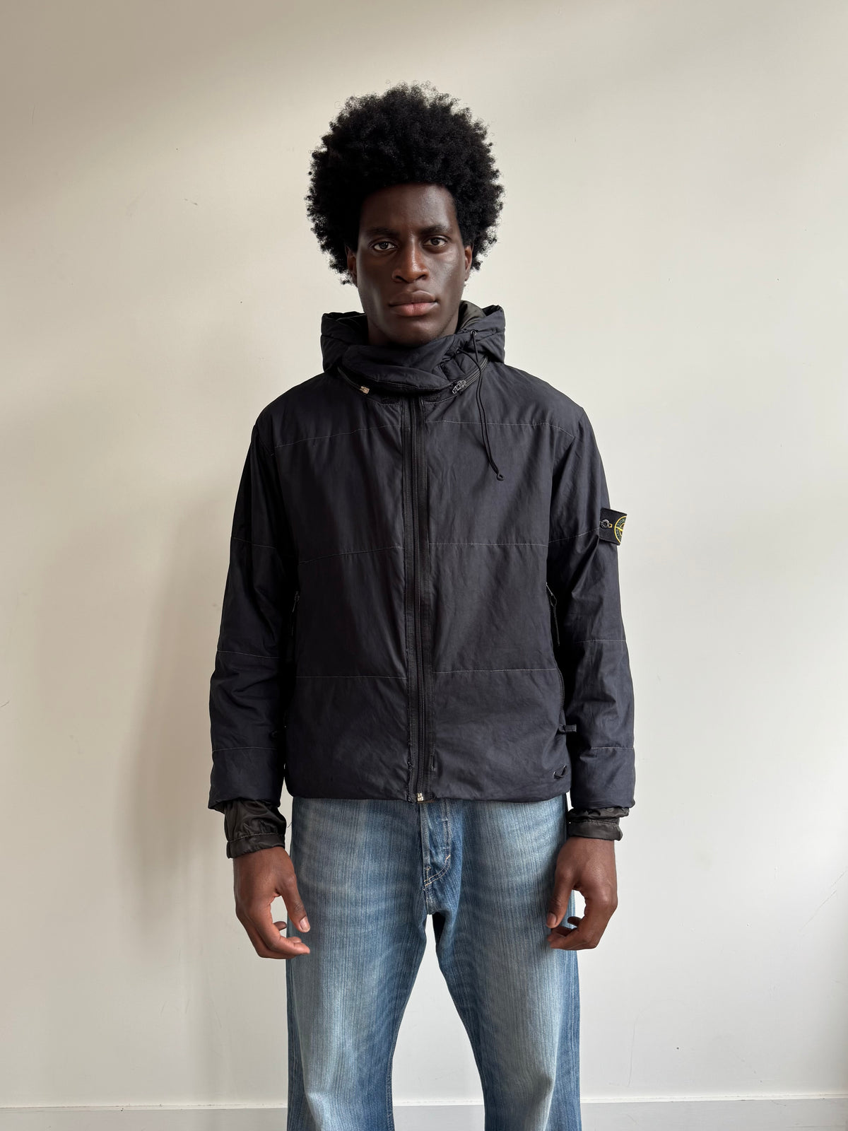 A/W 2001 Stone Island Paul Harvey Opaque Nylon Tela Jacket