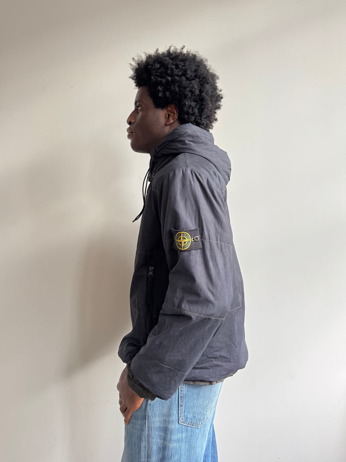 A/W 2001 Stone Island Paul Harvey Opaque Nylon Tela Jacket