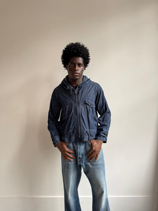 VT Rework: Kapital Hooded Lightweight Denim Jacket