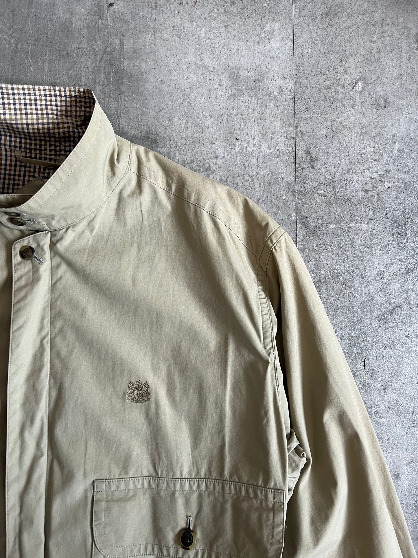 Aquascutum House Check Lined Crest Blouson