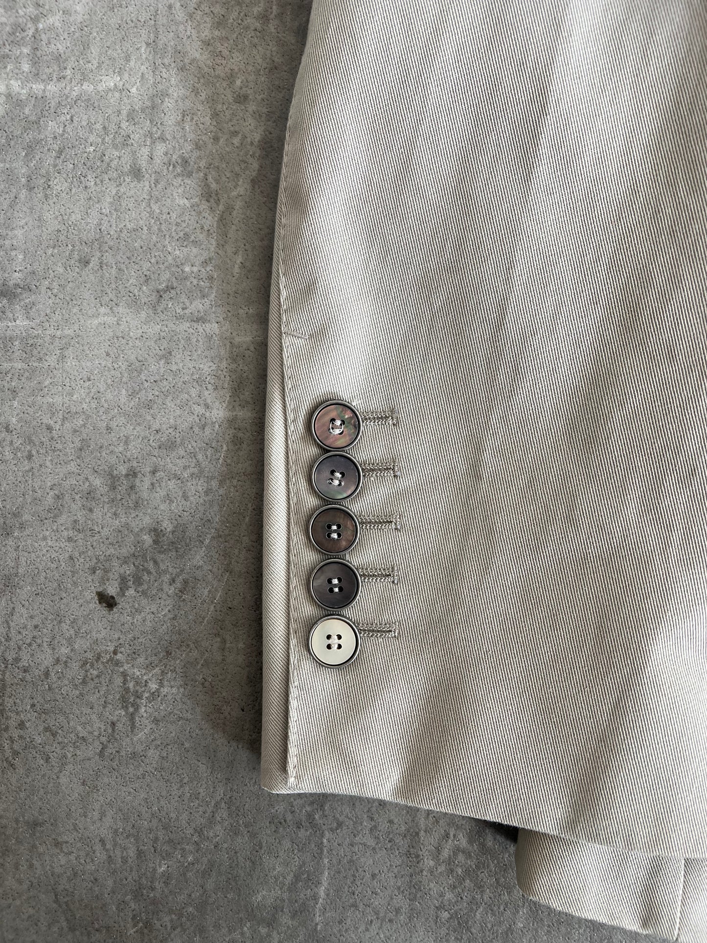 1998 Gucci Tom Ford Beige Cotton Blazer