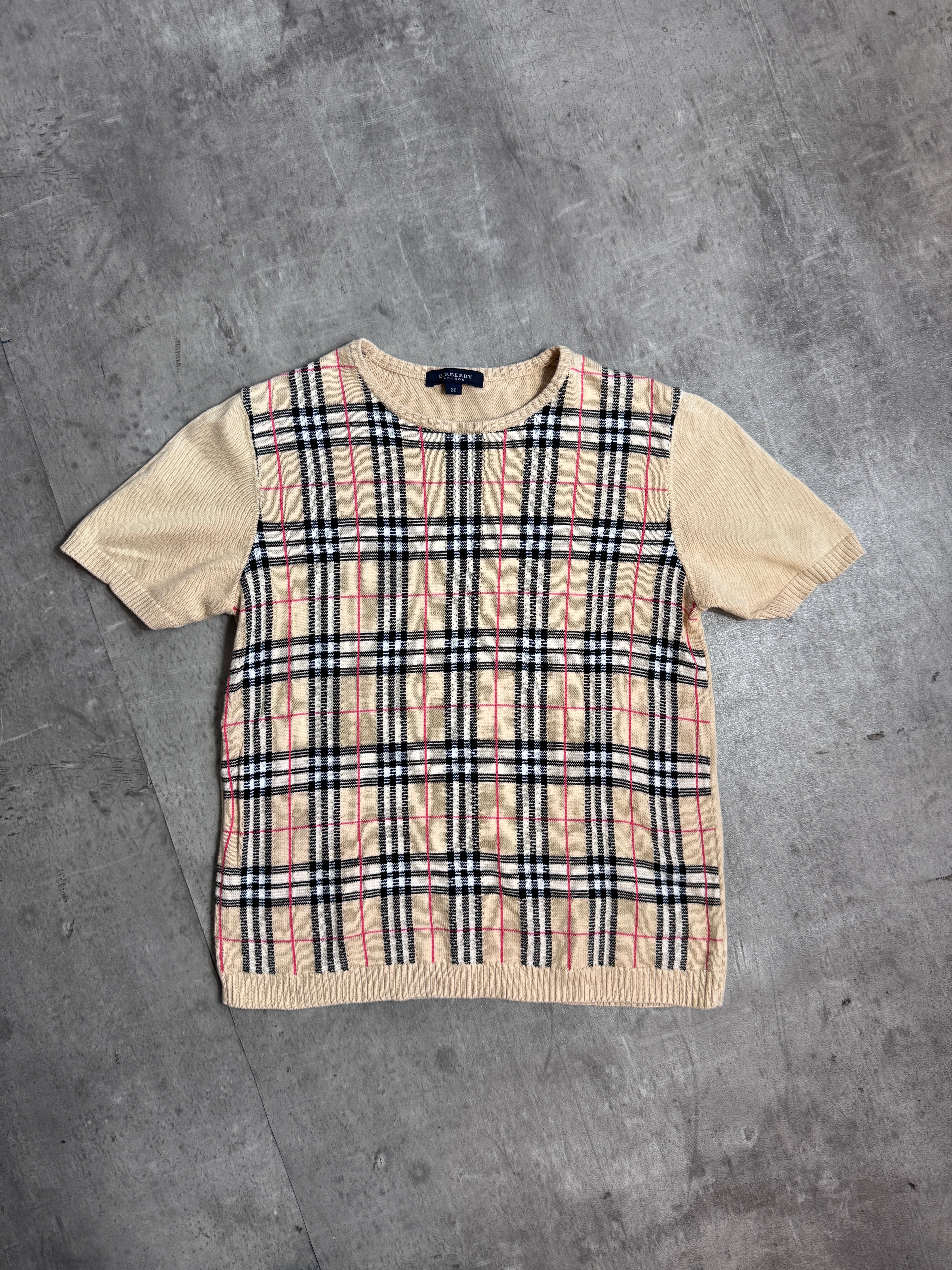 Burberry Nova Check Knit Top – Vintage