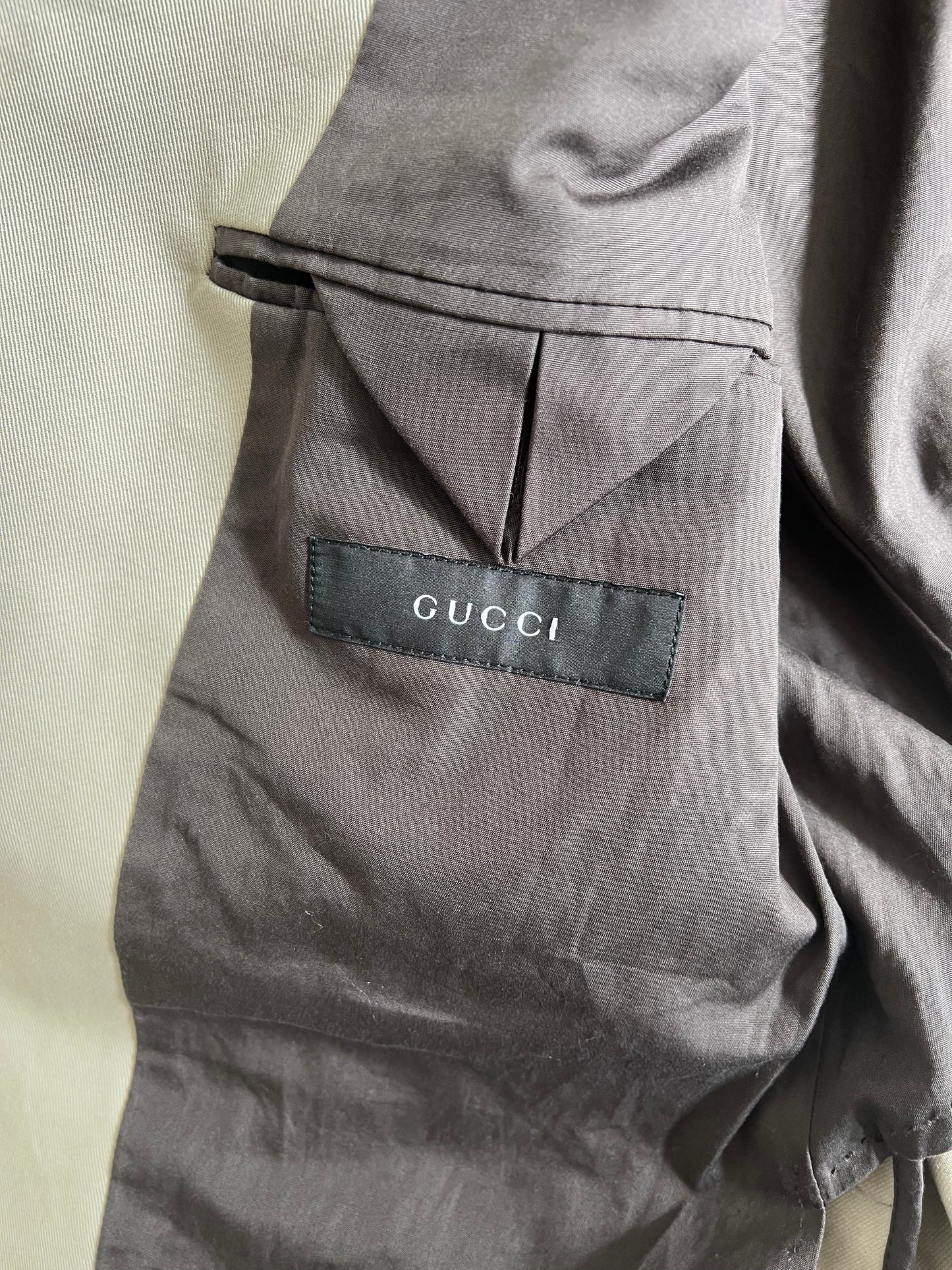 1998 Gucci Tom Ford Beige Cotton Blazer